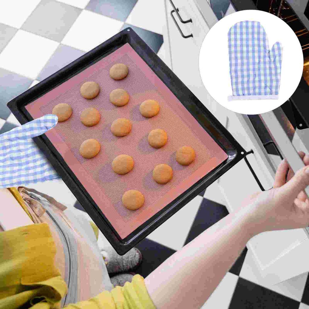 Перчатки для микроволновки для малышей, кухонные рукавицы для девочек, детские детские духовки из полиэстера