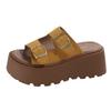 Muffin Thick-soled Cool Slippers Women's Summer Wear New Small Beach Heel Sandals