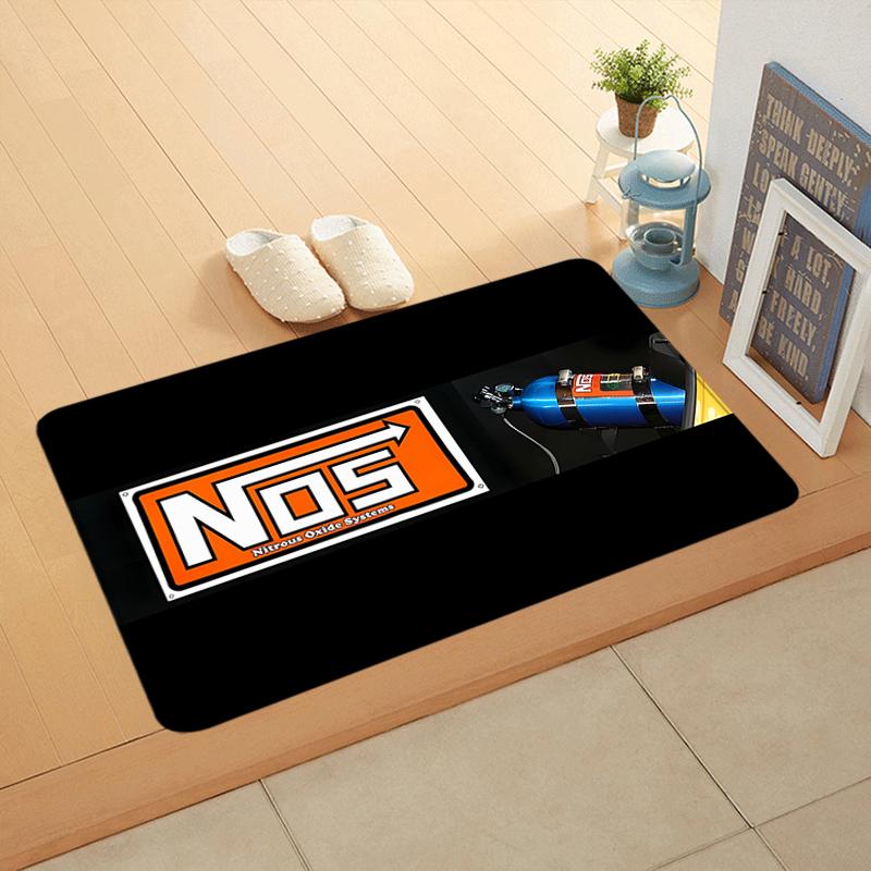 Doormat Flannel Floor Mat NOS Indoor Foot Rug Fluffy Bedside Mats Kitchen Corridor Water Absorbent Carpet Ideal Balcony Decor