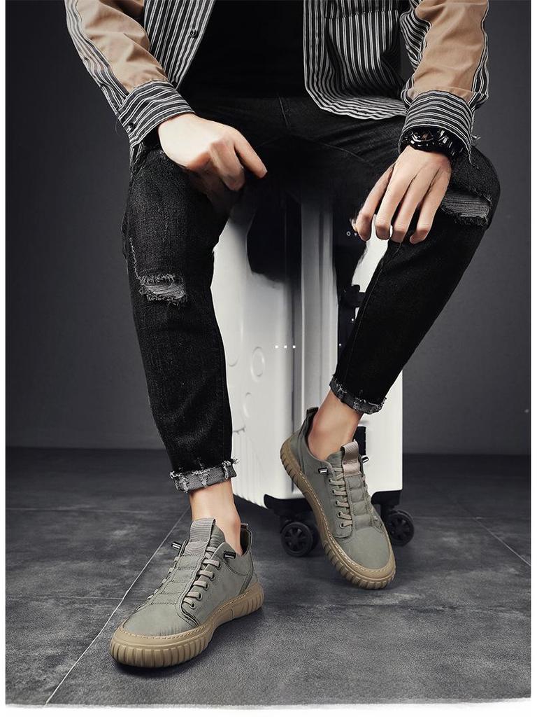 2024 Spring Men's Trendy Breathable Canvas Sneakers