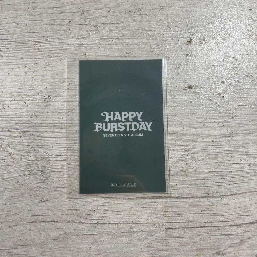 [USED] SEVENTEEN Joshua Trading Card TSUTAYA Bonus HBD