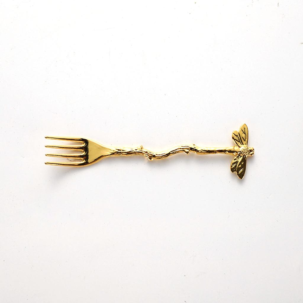 3 шт./набор стрекоз десертные вилки креативные вилки для мороженого цинковый сплав столовые приборы кухонные принадлежности аксессуары