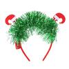 1PC Gift LED Light Headband Christmas Snowflake Lightening Christmas Trees Hair Band New Years