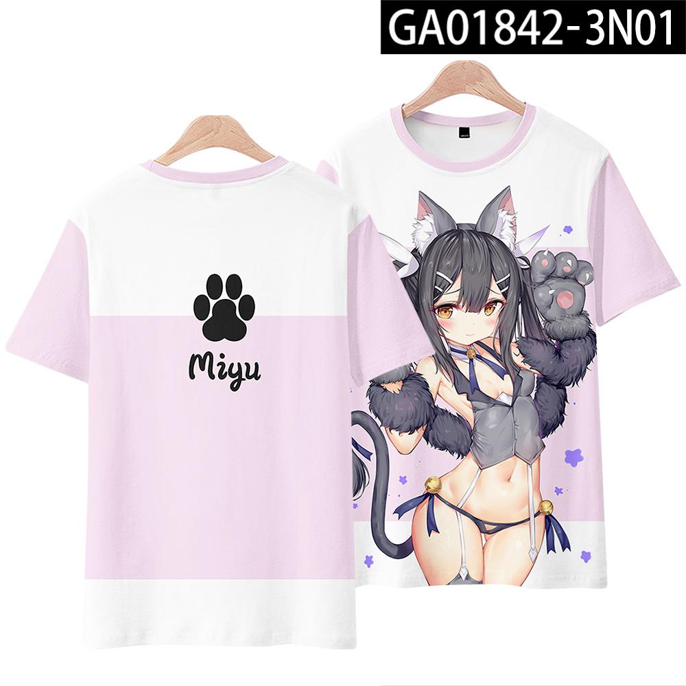 Game Cosplay Fate/kaleid liner Prisma Illya Summer Anime T Shirt Summer Men T-Shirt