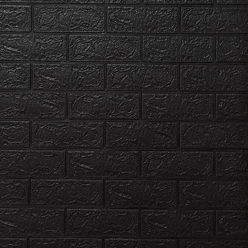 70 см * 1 м однотонные самоклеящиеся пенопластовые узоры с однотонным кирпичным узором, мягкая упаковка, анти-столкновения, 3d стереонастенные обои