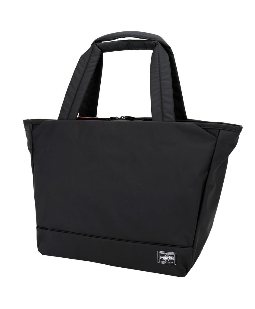 Porter MOUSSE Tote Bag by Yoshida A4 Size Compatible (M) Kaban, (Black)