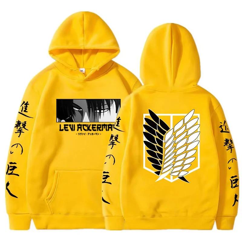 Японские аниме толстовки мужские повседневные харадзюку хип-хоп с круглым вырезом с длинным рукавом пуловер осенне-зимние флисовые толстовки