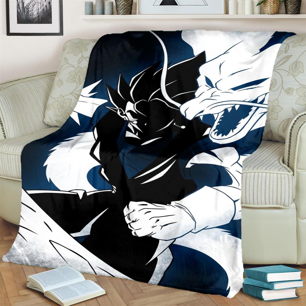 Dragon Ball! Soft Blanket Warm Flannel Print for Bedrooms, Sofas, Beds, Chairs, Picnics, Travel