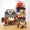 Магазин Shaved Store Building Block Shaved Ice Shop Bricks Restaurant Model Toys for Kids Gifts Home Decor