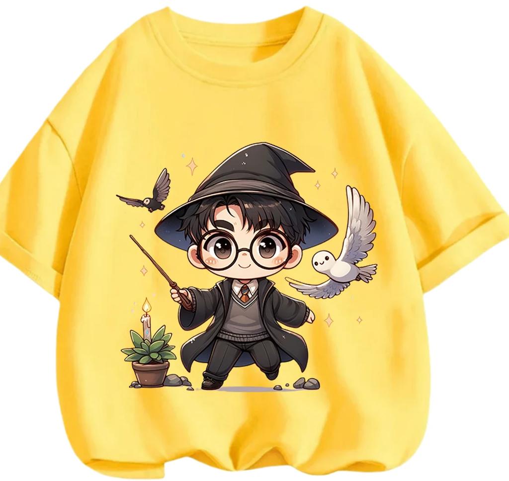 Soft Comfortable Harry Potter T Shirt Summer Casual Short Sleeve Fashion Clothing Boys Girls 3 14