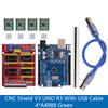 Станок для гравировки CNC Shield V3 3D-принтер + Плата расширения драйверов A4988 DRV8825 AT2100 для Arduino + UNO R3 с USB-кабелем