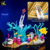 1271Pcs Moc Sea Turtle Model Building Block Fish Animal Series Brick Construction Toy For Children Desk Home Decoration