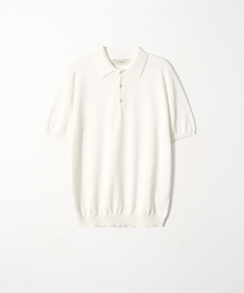 EZIO Signature Polo Knit_Ivory