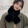Windproof Cross Scarf Thickening Winter Scarves Thermal Neck Warmer  Autumn Winter