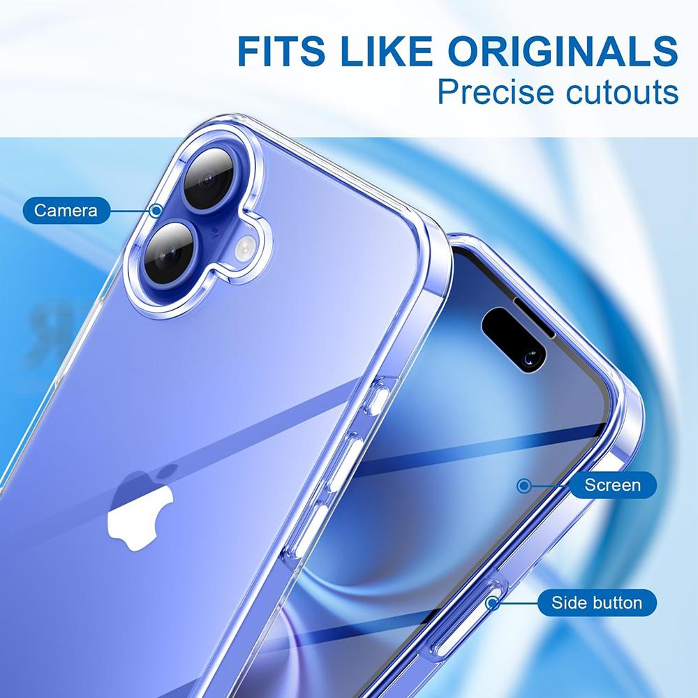 Чехол-бампер 360° для iPhone 16 15 14 mini 11 Pro Xs Max SE 2 3 7 8 plus, Прозрачный жесткий ПК, Мягкий силиконовый корпус