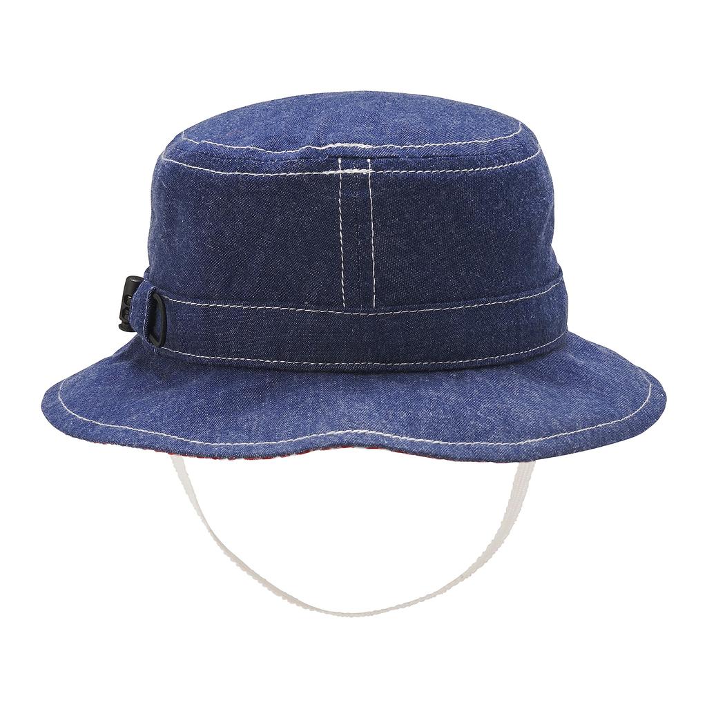 MIKIHOUSE HOT BISCUITS Navy for Boys and Size M Hat, Blue, Girls, (50-52cm), 73-9105-494