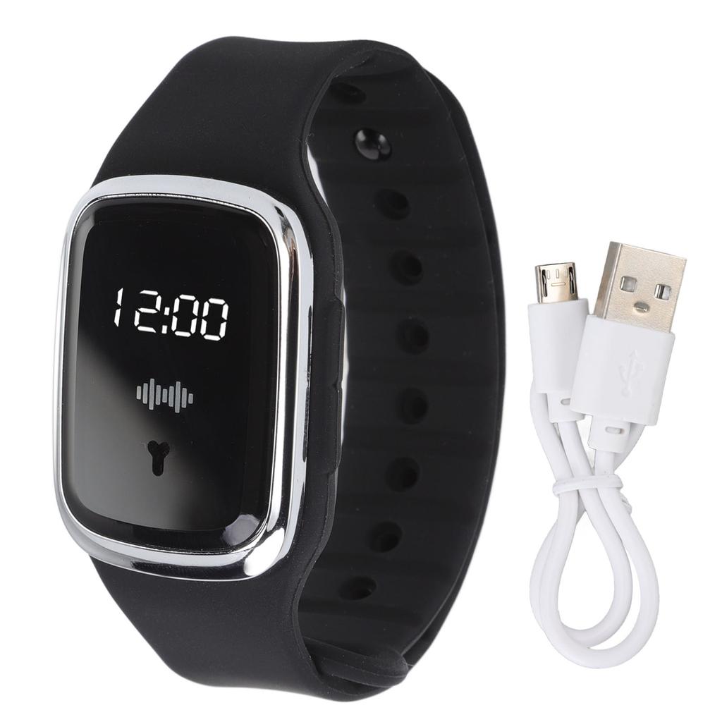 Ultrasonic Mosquito Repellent Bracelet Watch Adjustable Safe USB Mosquito Repellent Bracelet for