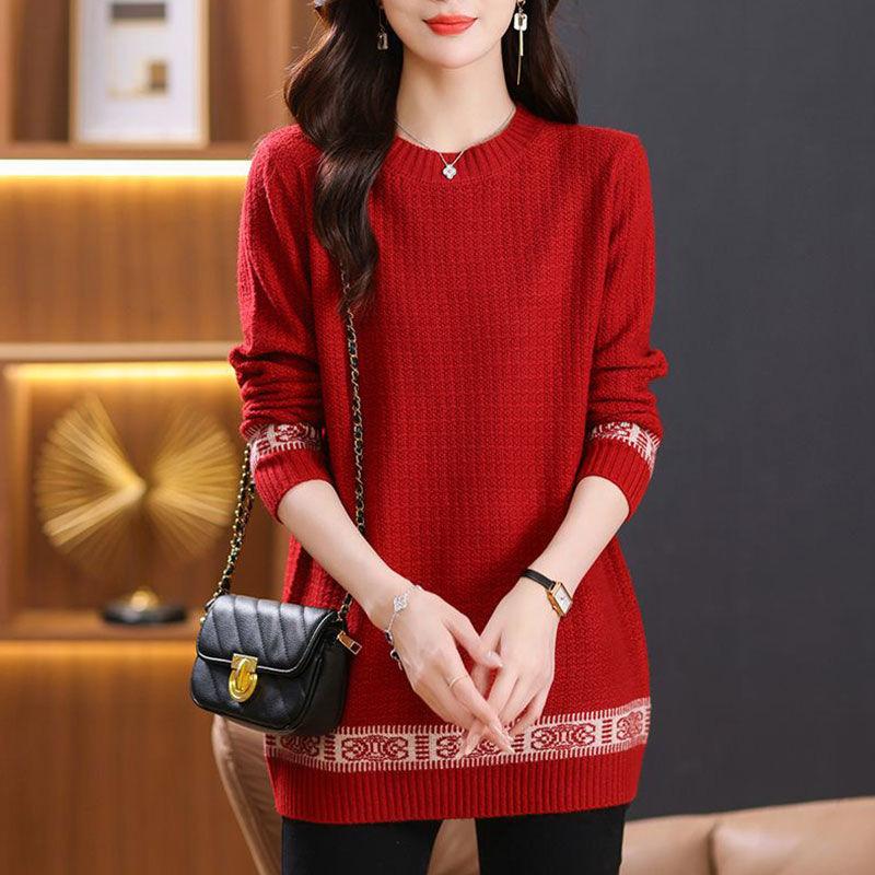 Свитер для женщин осень зима утолщенный пуловер свитер теплый вязаный свитер длинный рукав короткий облегающий джемпер большой размер свитер топы