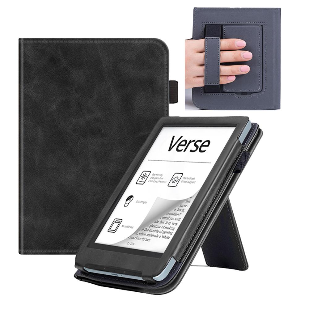 Чехол для PocketBook 619 634K3 634 629 Verse Lite Pro Цветной, 6-дюймовый чехол-книжка для электронной книги Funda с задней подставкой, деловой ручной