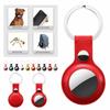 Sagit For AirTag Leather Case Cover AirTags Tra-cker Keychain Sleeve Skin