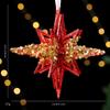 Creative Tree Christmas Snowflake Star Shaped Pendant Holiday Decoration Props
