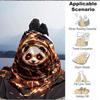 1PC Panda Fire Artwork Blanket, Throw For Sofa, Bed, Travel, Printing Blanket With Soft And Warm Fabric yy250918132