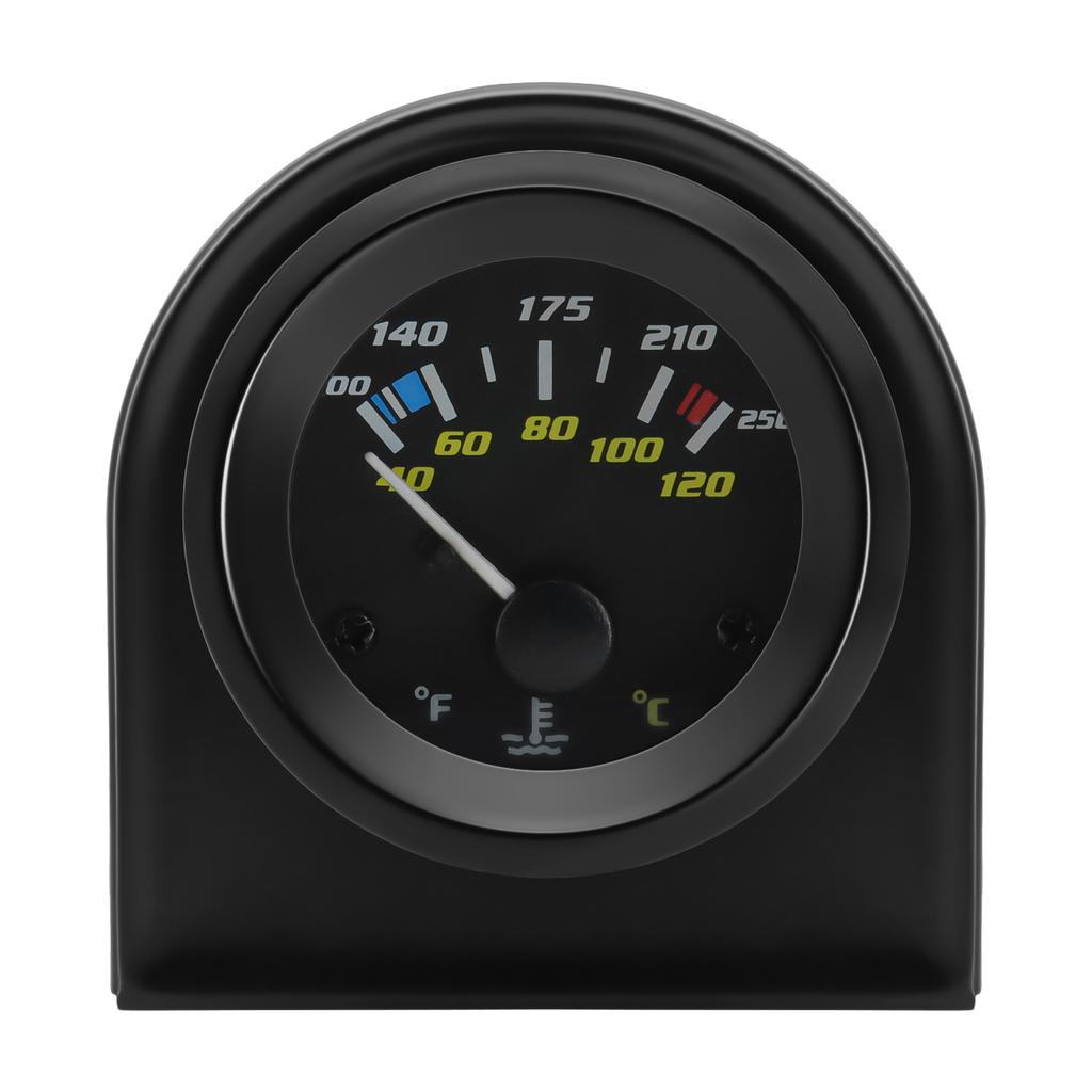 40-120℃/100-250℉ двойной измеритель температуры мотоцикла 52 мм автоматический датчик температуры с адаптером датчика 1/8NPT для бензинового автомобиля