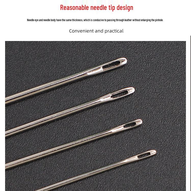 Набор из 5 французских кожаных игл для ручного шитья для DIY-изделий ручной работы из кожи