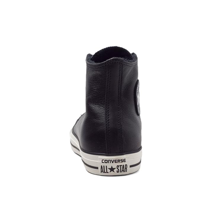 Converse Chuck Taylor All Star 'Черная кожаная меховая' 154134C