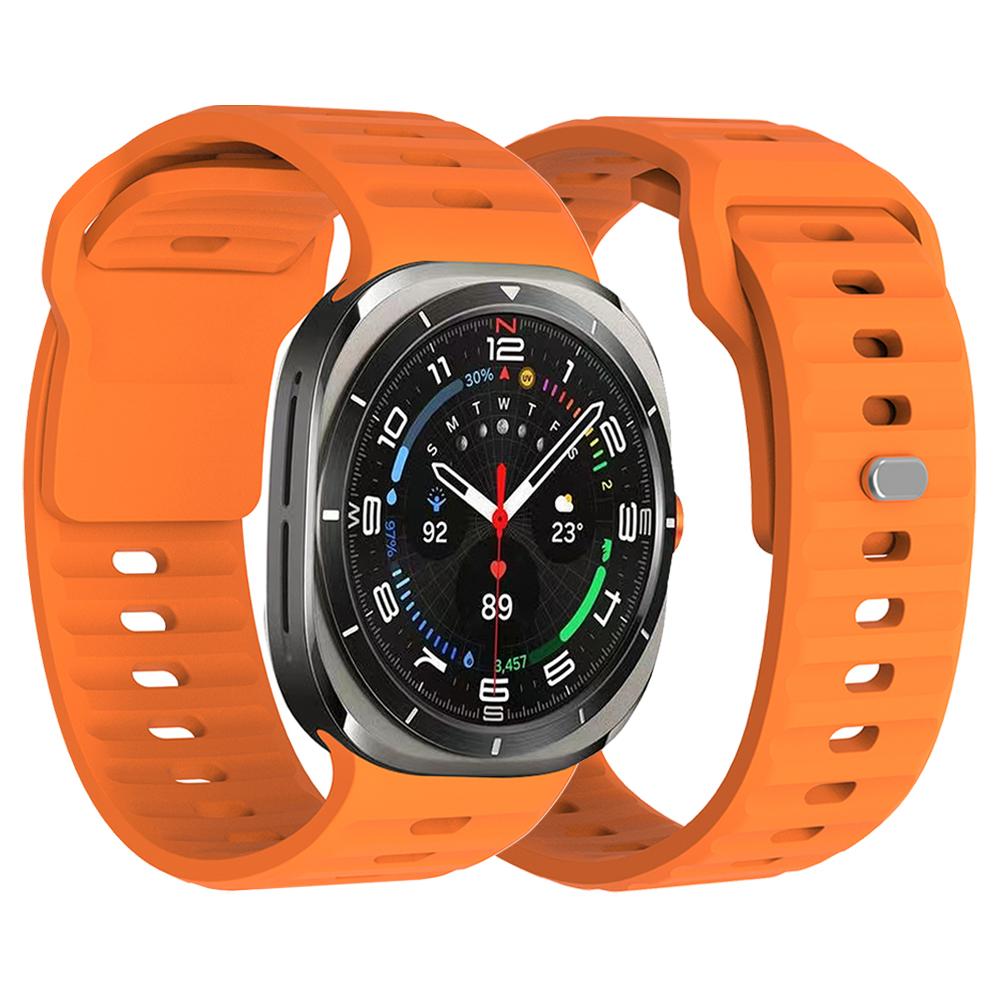 Спортивный мягкий силиконовый ремешок для Samsung Galaxy Watch Ultra Браслет для Galaxy Watch Ultra 47 мм Аксессуары для ремешка часов