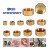 1~20 шт. 1/8" 1/4" 3/8" 1/2" 1" BSP Резьба внутренняя Шестигранная Латунная Заглушка Торцевая Заглушка для Трубы Крышка Фитинг Соединитель Адаптер