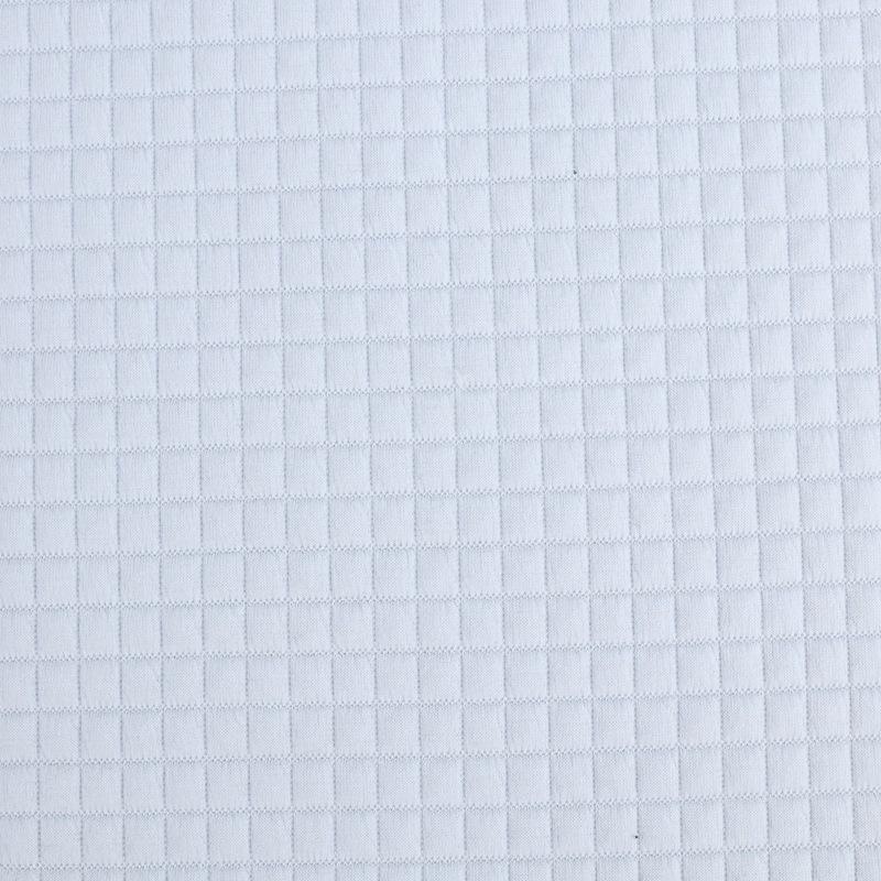 Square Grid Air Layer Jacket: Wire-Padded Polyester-Ammonia Fabric for Casual Home Wear.