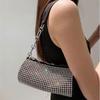 Bucket Bag for Women Luxury Designer Fake Diamond Shoulder Bag Pull Evening Bags and Wallets Fashion Trend Small Crossbody