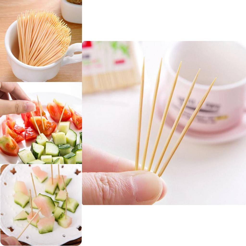Smooth And Comfortable Bamboo Toothpicks Disposable For Party Snacks