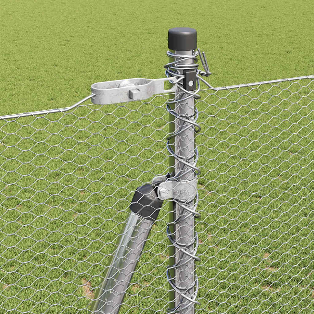 Welded Wire Fence with Concrete Foundation 10 x 1.4 m (W x H)