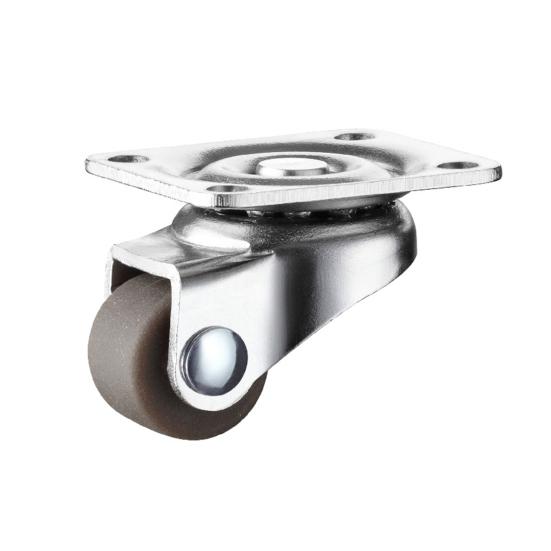 0,5-дюймовые мебельные ролики универсальные маленькие поворотные пластинчатые ролики для тележек мебель детская кровать кухонный шкаф стол