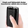 Mini Double Electric Shaver Portable Wireless Detachable Shaver With Digital Display Beard Razor Type-C Charging Travel Razor