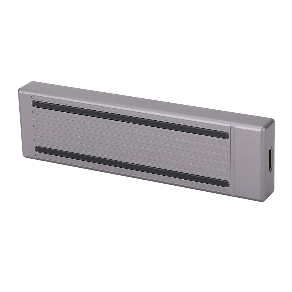 M.2 Nvme PCIE SSD Enclosure Case Adapter Aluminum Alloy USB3.1 GEN2 10Gbps RGB Light SSD External Enclosure Adapter for