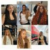 24Inch French Curl Synthetic Hair Extensions Loose Wave Pre-Stretched Braiding Hair Bulk & Weft Crochet Braids Bundles