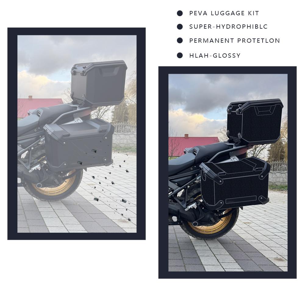 For R1300GS Adventure 2025 2026 Top Case Motorcycle Suitcase Stickers Protective PEVA Frosted Anti-slip Sticker