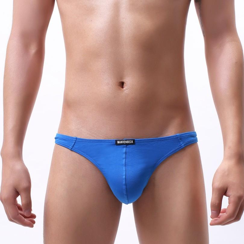 Men's Briefs Ultra-thin Ice Silk Transparent Comfortable Adult Low Waist