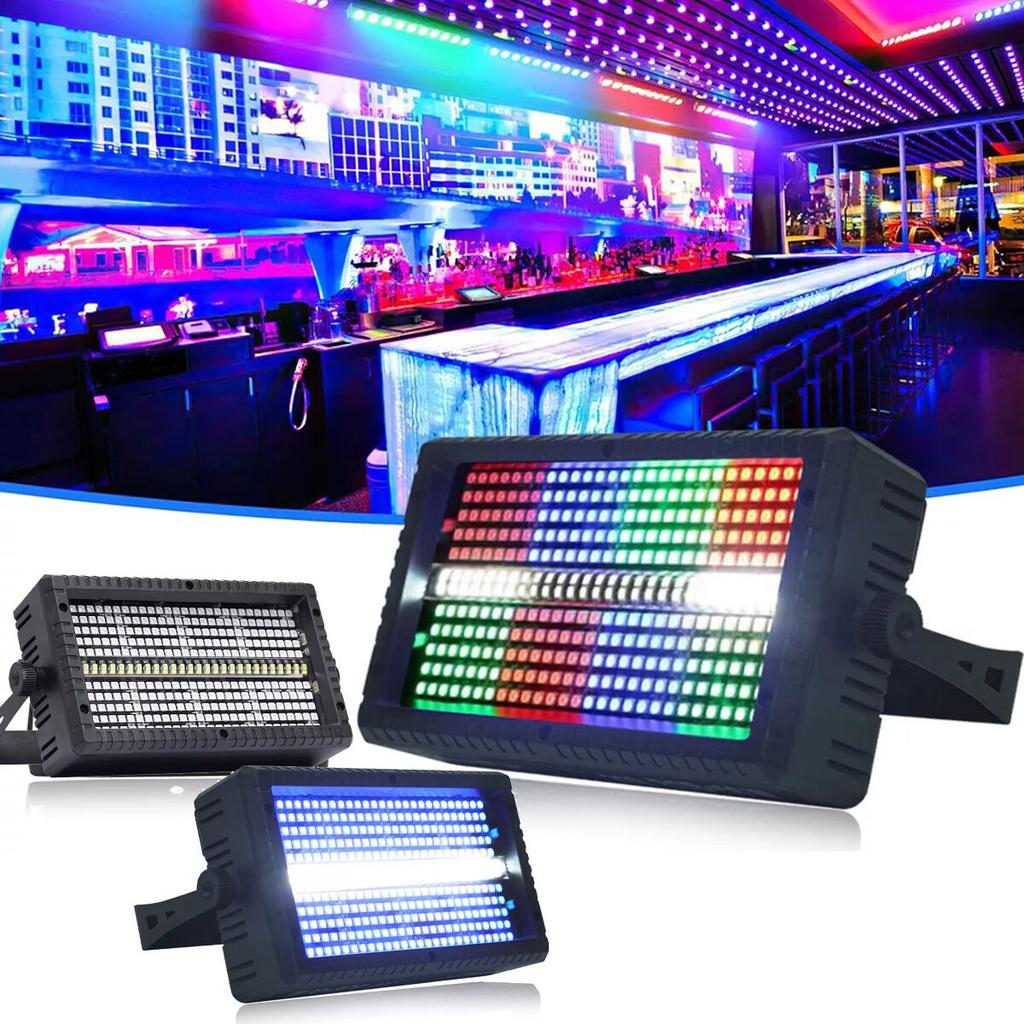 Light4Me Auri Strobe Stroboskop Blinder Oświetlacz Efekt Świetlny 24X1W Cw/A + 240X0,2W Rgb Led