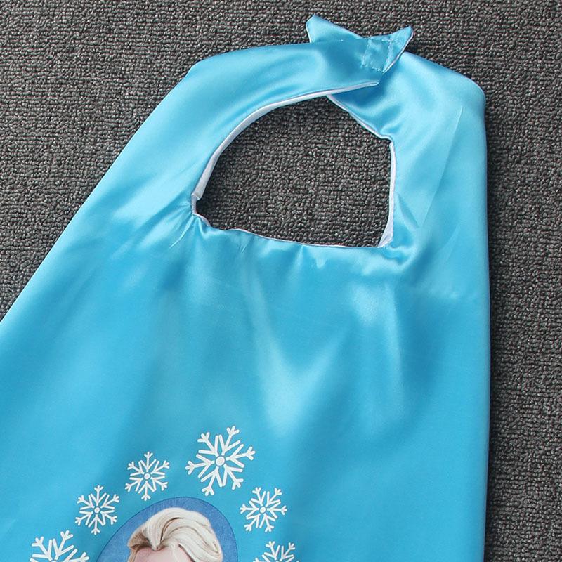 Halloween Children'S Cape, Superhero Frozen Style, Spider-Man, Iron Man, And Cap Mask