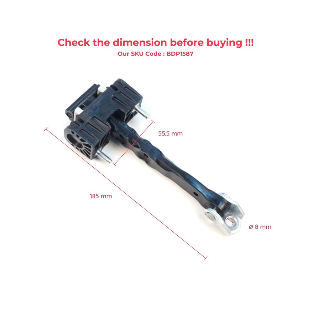 BDP1587 Front Door Hinge Stop Check Strap Limiter for Volvo S40 MK2 544 V50 545 C30 533 31217750