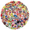 100 Pieces Mario MARIO Super Mario Sticker Collection Sticker Set Anime Manga Sticker Cute Notebook Sticker Sticker Waterproof PVC Sticker Character