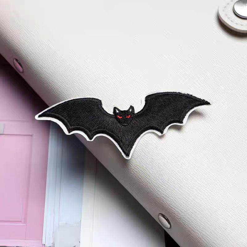 4 шт. нашивки с вышивкой животных, паук, скорпион, летучая мышь, пришивные нашивки, аппликации, сделай сам, для ремонта дыр, украшение одежды