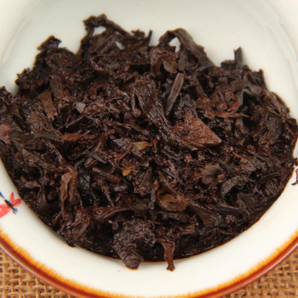 100g High Quality Chinese Aged Yunnan Puerh Ripe Tea Round Brick Health Care
