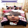 3pcs Evan Peters pattern bedding set duvet cover set includes duvet cover &pillowcases, perfect all season bedroom decoration & gift