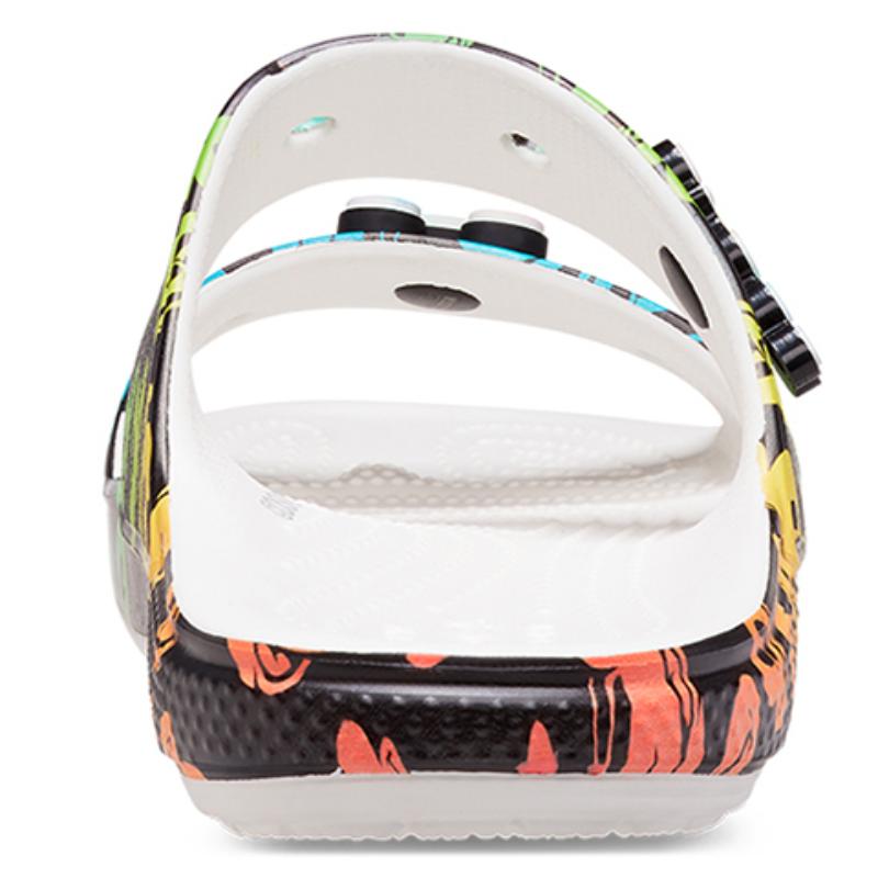 Crocs Классическая повседневная обувь Disney Унисекс Разноцветная Белая