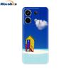 Чехол для Xiaomi Redmi Note 13 Pro 5G Милое Сердечко Силиконовый Мягкий Чехол для Телефона для Redmi Note 13 5G Чехол Redmi Note13 Прозрачный